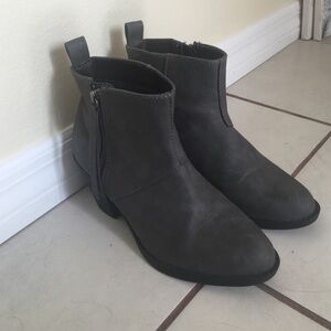 Forever 21 Gray Ankle Booties
